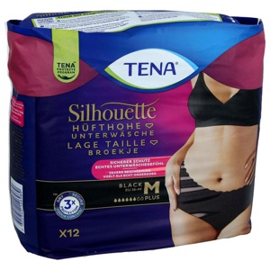 TENA Silhouette Plus BLACK M 12 St Produktbild