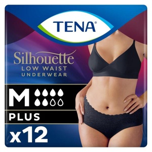 Tena Silhouette Plus Low Waist Black Medium product image