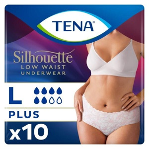 Tena Silhouette Plus Low Waist White Large product image