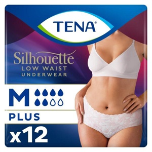 Tena Silhouette Plus Low Waist White Medium product image
