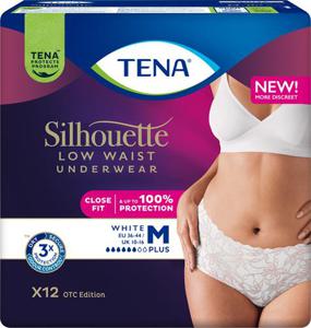 TENA SILHOUETTE Plus Medium White, 12 st produkt bild