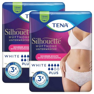 TENA Silhouette PLUS WHITE L 2X10 St Produktbild