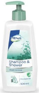 Tena Sjampo & Shower 500 ml produktbilde
