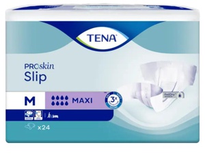 Tena Slip Maxi bleier M 24 stk produktbilde