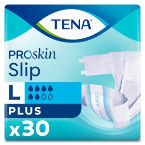 Tena Slip Plus bleier L 30 stk produktbilde