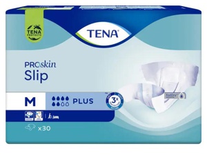Tena Slip Plus bleier M 30 stk produktbilde