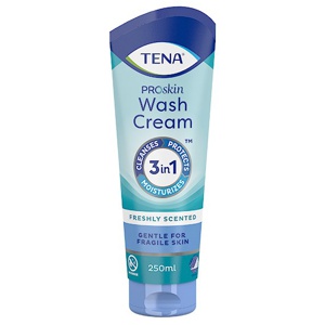 Tena ProSkin Wash Cream 250 ml produktbillede