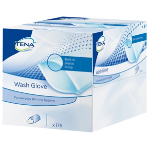 Tena Wash Gloves 175 stk produktbilde