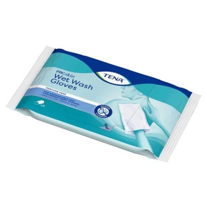 TENA PROskin Wet Wash Gloves 5 St Produktbild