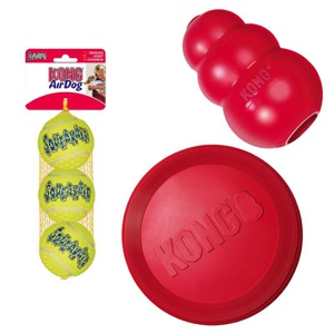 KONG AirDog Squeaker tennisbold med piv produktbillede