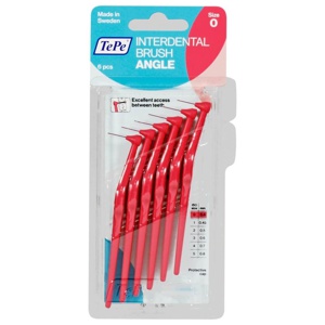 TEPE Angle Interdentalbürste 0,4mm pink 6 St Zahnbürste Produktbild