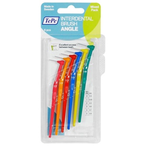 TePe Angle Interdentalbürsten Mixed Pack, 6 St Zahnbürste Produktbild