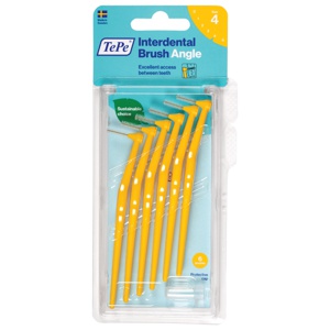 TePe Angle Mellomromsbørste 0,7mm Gul 6 stk produktbilde