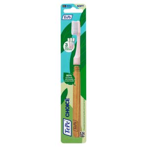 TePe Choice&nbsp;Regular Soft tandborste med 3 borsthuvuden Rosa produkt bild
