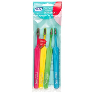 TePe Colour Compact Extra Soft 4 st produkt bild