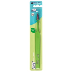 TePe Colour Soft tandborste Grön produkt bild