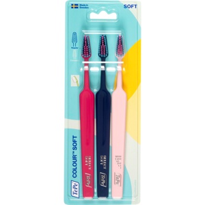 Tepe Colour Zahnbürste soft 3 Stück Blister, 1 P Zahnbürste Produktbild