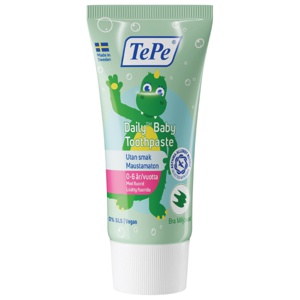 TePe Daily Baby tannkrem 0-6 år 50 ml produktbilde