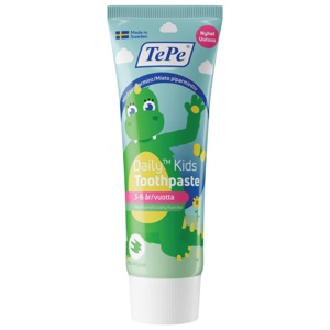 TePe Daily Kids tannkrem 3-6 år 75 ml produktbilde