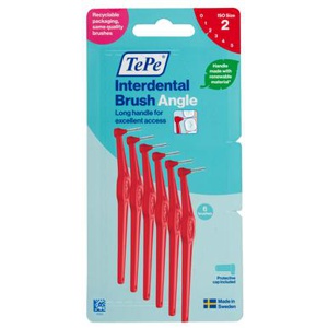 Tepe Interdental Brushes Angle Red 6s product image