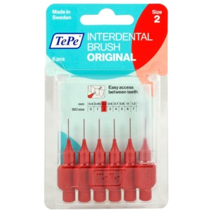 TEPE-Interdentalbuerste-0-5mm-rot Produktbild