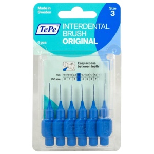 TEPE Interdentalbürste 0,6mm blau 6 St Zahnbürste Produktbild