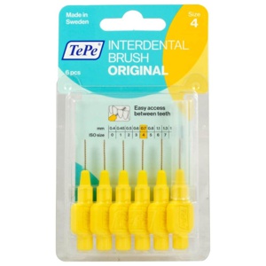TEPE Interdentalbürste 0,7mm gelb 6 St Zahnbürste Produktbild