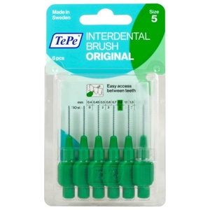 TEPE Interdentalbürste 0,8mm grün 6 St Zahnbürste Produktbild
