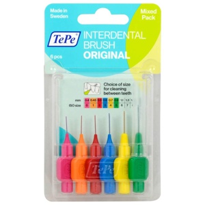 TePe Interdentalbürsten Original Mix Pack, 6 St Zahnbürste Produktbild