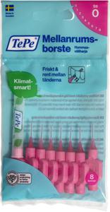 TePe Mellanrumsborste Original 0,4 mm Rosa 8 st produkt bild