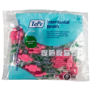 TePe Mellanrumsborste Original 04 mm Rosa 20-pack produkt bild