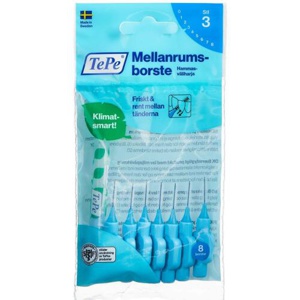 TePe Mellemrumsbørster Blå 8 stk produktbillede