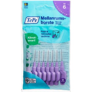 TePe Mellemrumsbørster lilla 1,1 mm 8 stk. produktbillede