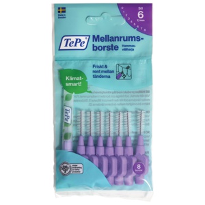 TePe mellomromsbørste 1,1 mm lilla 8 stk produktbilde