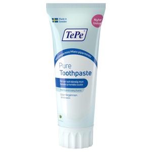 TePe Pure Toothpaste Mild Pepparmint 75 ml produkt bild