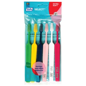 TePe Select Extra Soft tannbørster 6 stk produktbilde