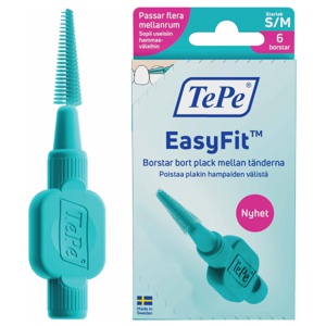 TepPe EasyFit mellomromsbørste S/M 6 stk produktbilde