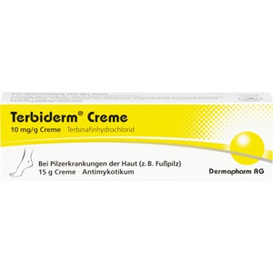 Terbiderm 10mg/g 15 g Creme Produktbild