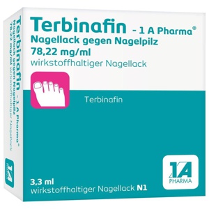 TERBINAFIN-1A Pharma Nagell.g.Nagelpilz 78,22mg/ml Produktbild