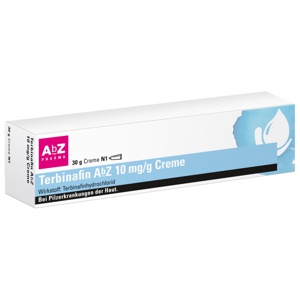 TERBINAFIN-AbZ-10-mg-g-Creme Produktbild