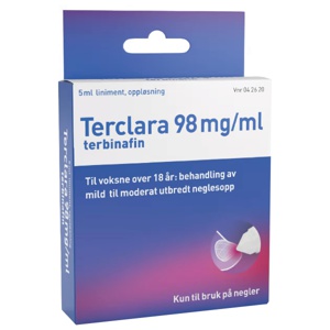 Terclara Neglesoppbehandling 98 mg/ml 5 ml produktbilde