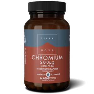 Terranova Chromium 200 ug 50 kapslar produkt bild