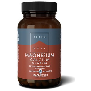 Terranova Magnesium Kalcium 50 kapsler produktbillede