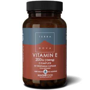 Terranova Vitamin E 200 ie Complex 50 kapslar produkt bild