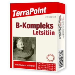 Terrapoint B-Kompleks letsitiin kapslid N30 toote pilt
