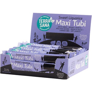 Biogan Lakridsstang maxi tubi sød blød finsk Ø 38 g produktbillede