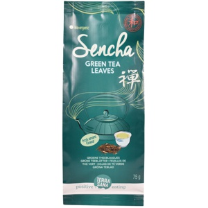 Terrasana Sencha grøn te Ø 75 g produktbillede