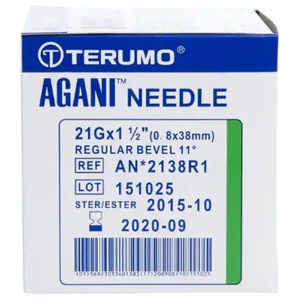 Terumo Agani 0,8x38mm 21x11/2 produktbilde