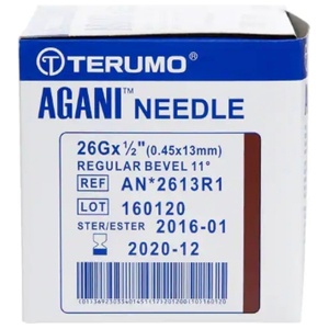 Terumo Agani kanyle 0,45×13 mm (26G × ½")-100 stk produktbilde