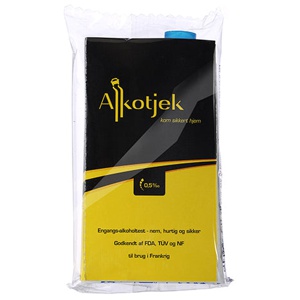 Testdig Alkotjek engangstest 1 stk. produktbillede